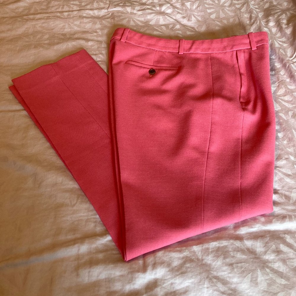 J Crew wool dress pants, size 12, muted pink/coral New